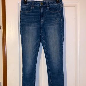 these jeans are from american eagle and size 6